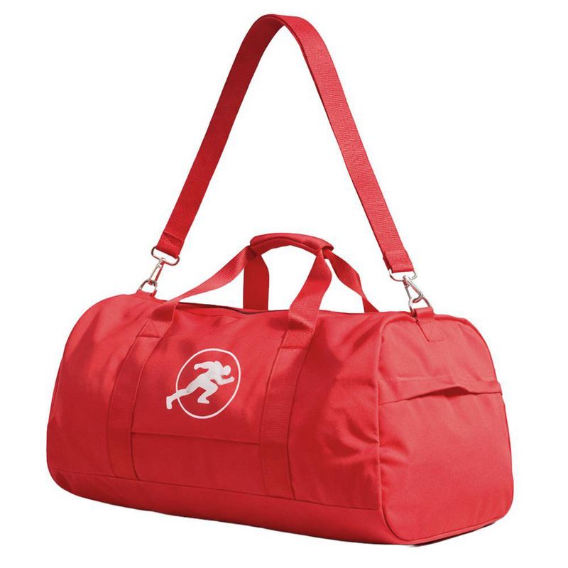 Bolsa Deportiva Tipo Duffel para Gimnasio y Viaje con Correa Color Rojo