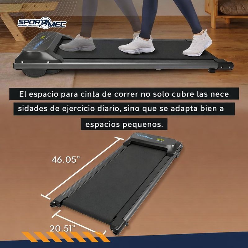 Walkingpad para Caminar en Casa u Oficina con Pantalla LCD y Motor Silencioso