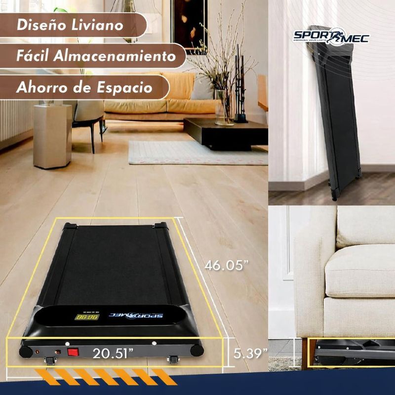 Walkingpad para Caminar en Casa u Oficina con Pantalla LCD y Motor Silencioso