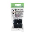 Tacos para Patas Redondas PVC Negro de 20 Mm 4 Pzas
