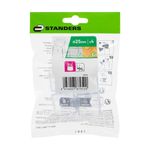 Conteras Redondas PVC Negro de 12 Mm 8 Pzas