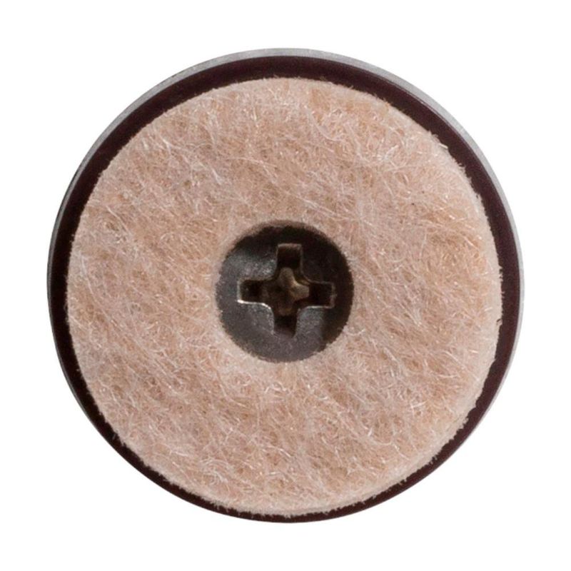 Patines de Fieltro para Clavar de 24 Mm Color Beige 4 Pzas