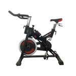 Bicicleta de Spinning con Volante de Inercia para Cardio y Entrenamiento Indoor Color Rojo