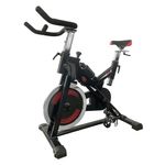 Bicicleta de Spinning con Volante de Inercia para Cardio y Entrenamiento Indoor Color Rojo
