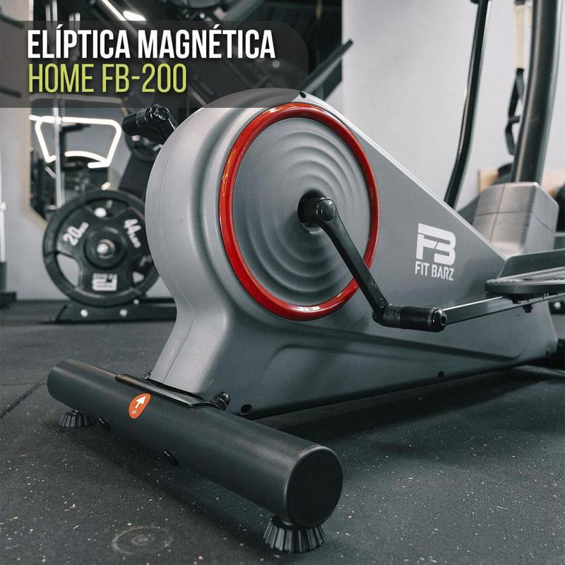Elíptica Magnética FB-200 con 8 Niveles de Resistencia y Monitor
