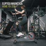 Elíptica Magnética FB-200 con 8 Niveles de Resistencia y Monitor