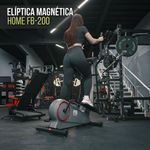 Elíptica Magnética FB-200 con 8 Niveles de Resistencia y Monitor