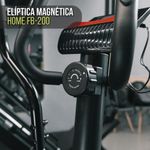 Elíptica Magnética FB-200 con 8 Niveles de Resistencia y Monitor