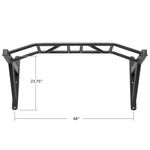 Barra Pull Up Multi Agarre para Dominadas en Pared con Estructura de Acero