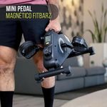 Mini Pedal Magnético para Brazos y Piernas con Monitor LCD y Resistencia Ajustable