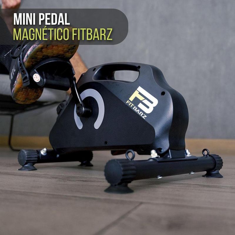 Mini Pedal Magnético para Brazos y Piernas con Monitor LCD y Resistencia Ajustable