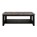 Mesa de Centro Jane con Repisa Inferior para Sala de 110 x 55 x 45 cm