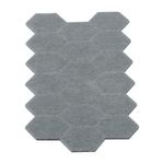 Protectores Adhesivos de Fieltro Color Gris 175 Pzas