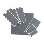 Protectores Adhesivos de Fieltro Color Gris 175 Pzas