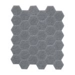 Protectores Adhesivos de Fieltro Color Gris 175 Pzas