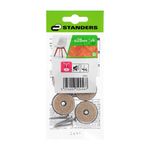 Patines de Fieltro con Tornillo para Muebles 28 mm Color Beige 4 Pzas
