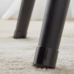 Tacos Redondos de PVC para Muebles 22 mm Color Negro 4 Pzas