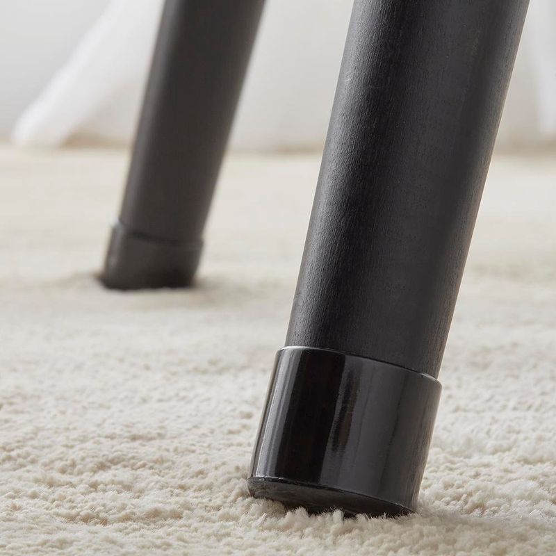 Tacos Redondos de PVC para Muebles 22 mm Color Negro 4 Pzas
