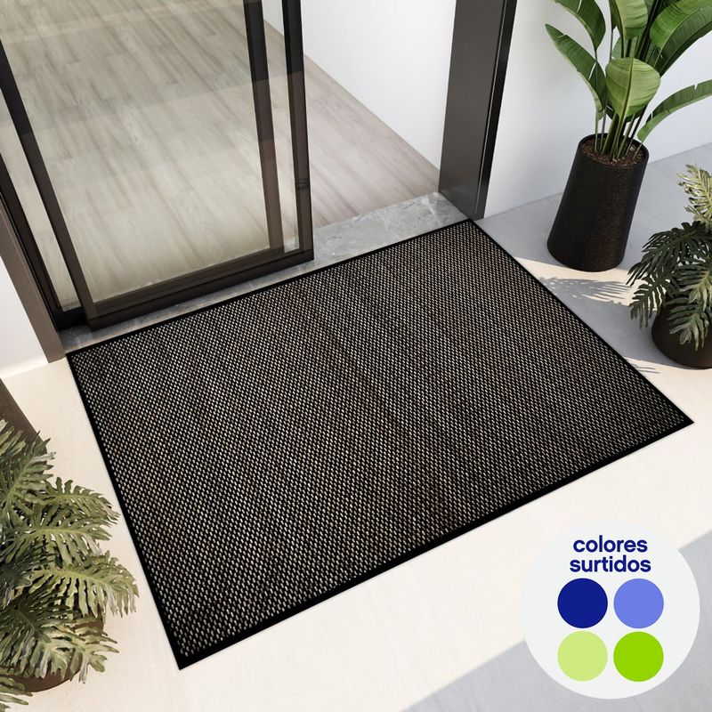 Alfombra de Interior Antideslizante de 50 x 80 Cm Colores Surtidos