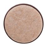 Patines Redondos para Muebles 35 mm Color Beige 4 Pzas