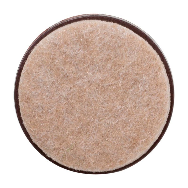 Patines Redondos para Muebles 35 mm Color Beige 4 Pzas