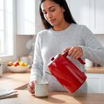 Tetera Retro Color Rojo de 1.7 Litros