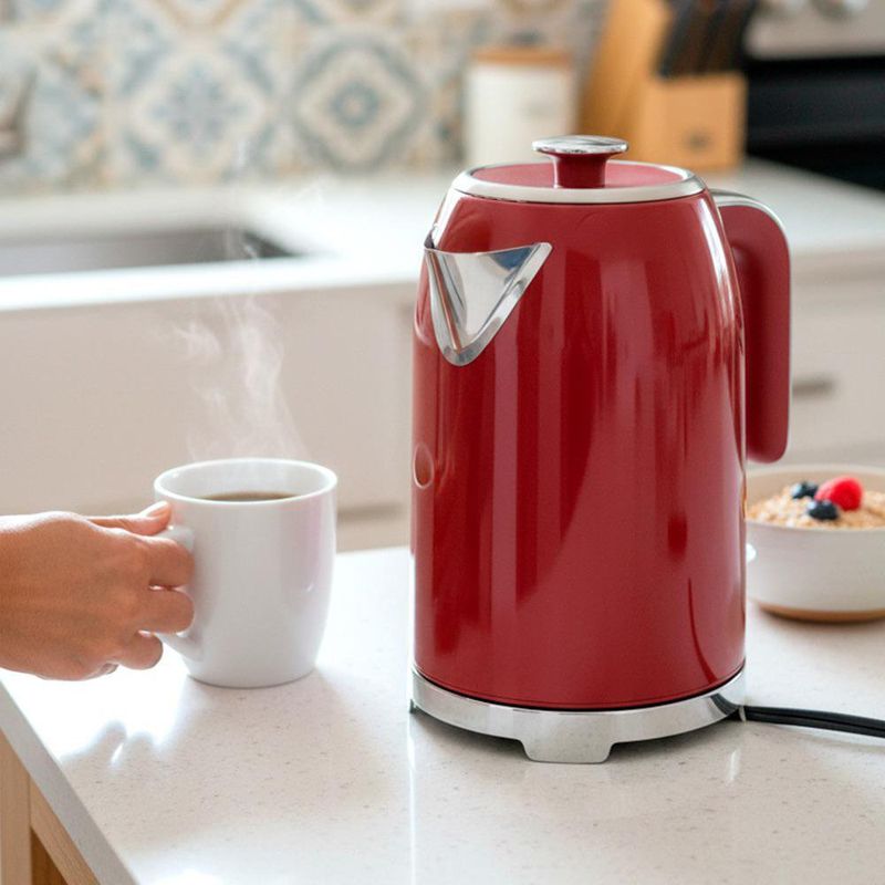 Tetera Retro Color Rojo de 1.7 Litros