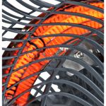 Ventilador y Calefactor de Pedestal Tropicano Ecojet de 16 plg con 3 Velocidades