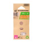 Protectores de Fieltro Redondos para Muebles 16 mm Color Beige 16 Pzas