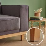 Fieltros Adhesivos Rectangulares para Muebles 90 x 250 mm Color Gris 3 Pzas