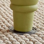 Deslizadores Redondos PTFE para Muebles 80 mm Color Gris 4 Pzas