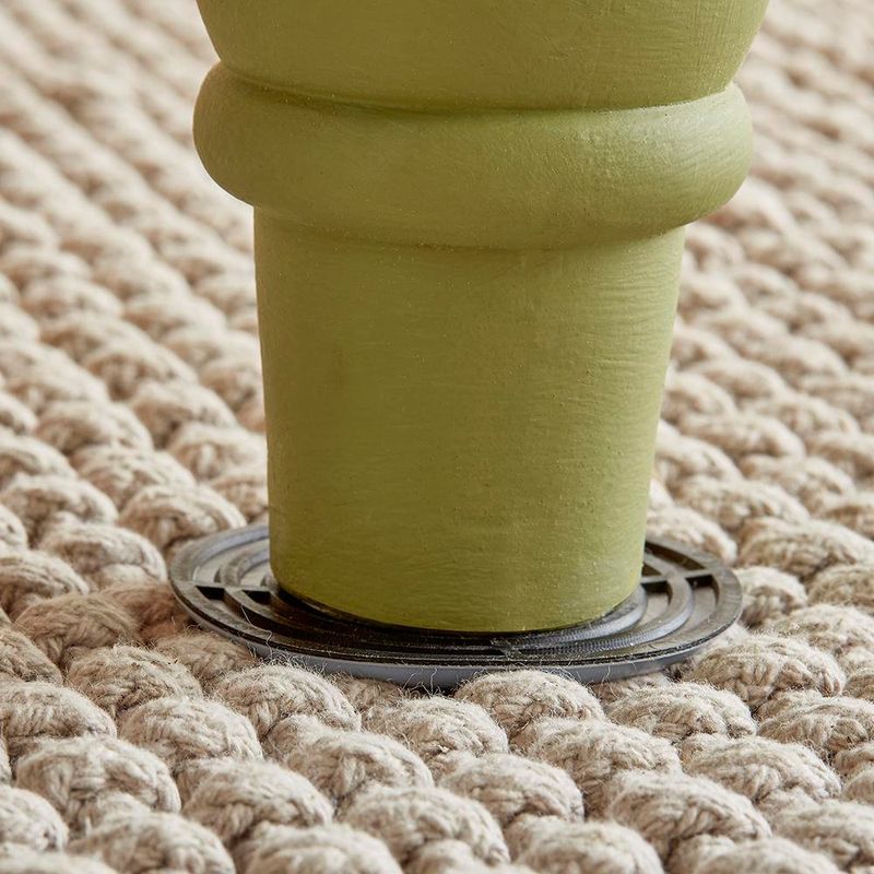Deslizadores Redondos PTFE para Muebles 80 mm Color Gris 4 Pzas