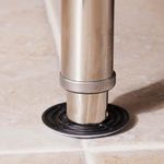 Deslizadores Redondos PTFE para Muebles 80 mm Color Gris 4 Pzas