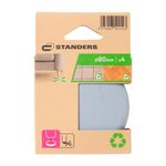 Deslizadores Redondos PTFE para Muebles 80 mm Color Gris 4 Pzas