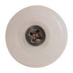 Patines Redondos con Tornillo para Muebles 22 mm 4 Pzas