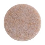 Fieltros Adhesivos Redondos para Muebles 22 mm Color Beige 16 Pzas