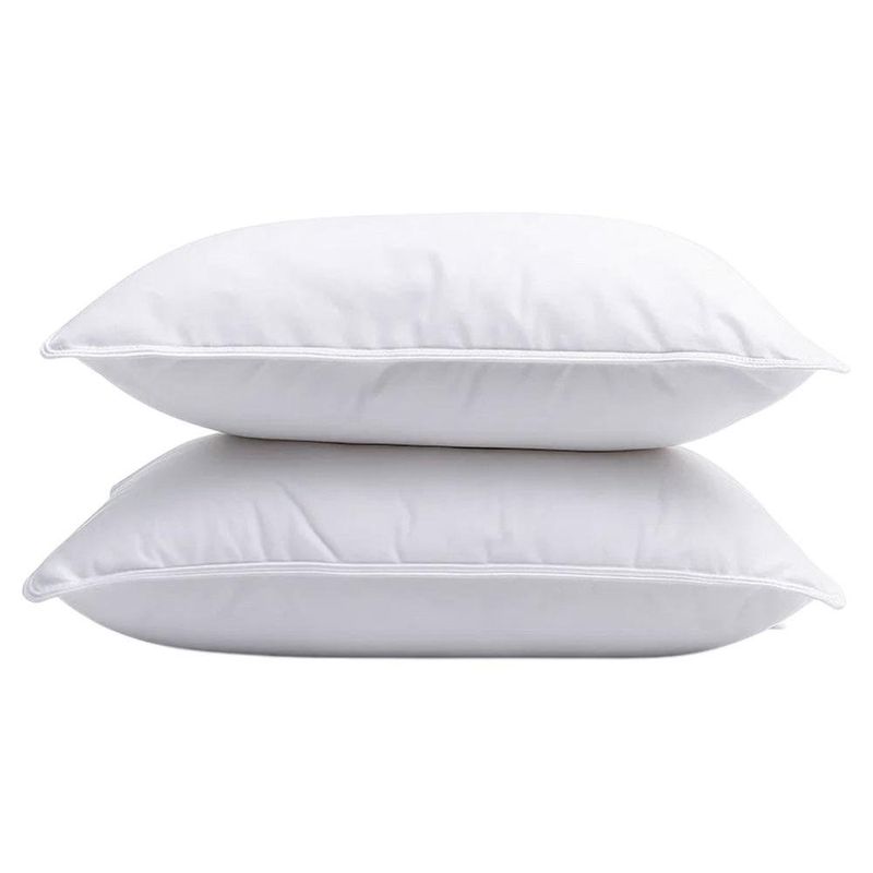 Set de 2 Almohadas Alternative Down Tamaño Estándar 50 x 70 cm Firmeza Alta