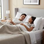 Set de 2 Almohadas Alternative Down Tamaño Estándar 50 x 70 cm Firmeza Alta