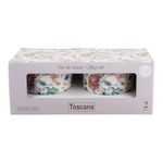 Set de 2 Pocillos Fiorella Diseño Mariposa de 16.09 Onzas