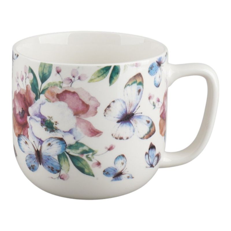 Set de 2 Pocillos Fiorella Diseño Mariposa de 16.09 Onzas