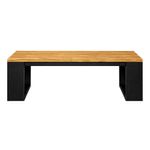 Mesa de Centro Rina con Repisa Inferior para Sala de 110 x 55 x 45 cm