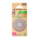 Deslizadores Adhesivos de PTFE para Muebles 63 mm Color Gris 2 Pzas