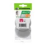 Deslizadores Adhesivos de PTFE para Muebles 63 mm Color Gris 2 Pzas