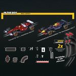 Pista de Carreras Champions Racing con Autos Ferrari y Red Bull