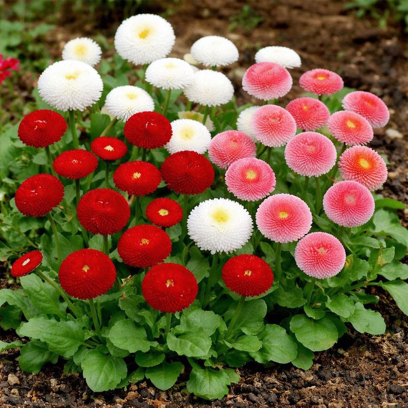 Semillas de Margarita Botoncitos para Jardín de 0.1 Gramo