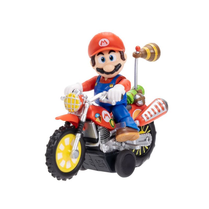 Figura de Super Mario Galaxy Movie con Vehículo 2.5 Plg Diseños Surtidos