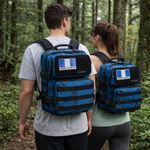 Mochila Molvu Roquita de 9 L con Sistema Molle para Uso Diario Color Azul