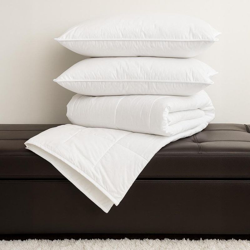 Almohada Alternative Down Tamaño King 50 x 95 cm Firmeza Alta