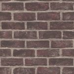Papel Tapiz Decorativo para Pared Diseño Ladrillo Rojo Oscuro Rollo de 0.53 x 10.05 m