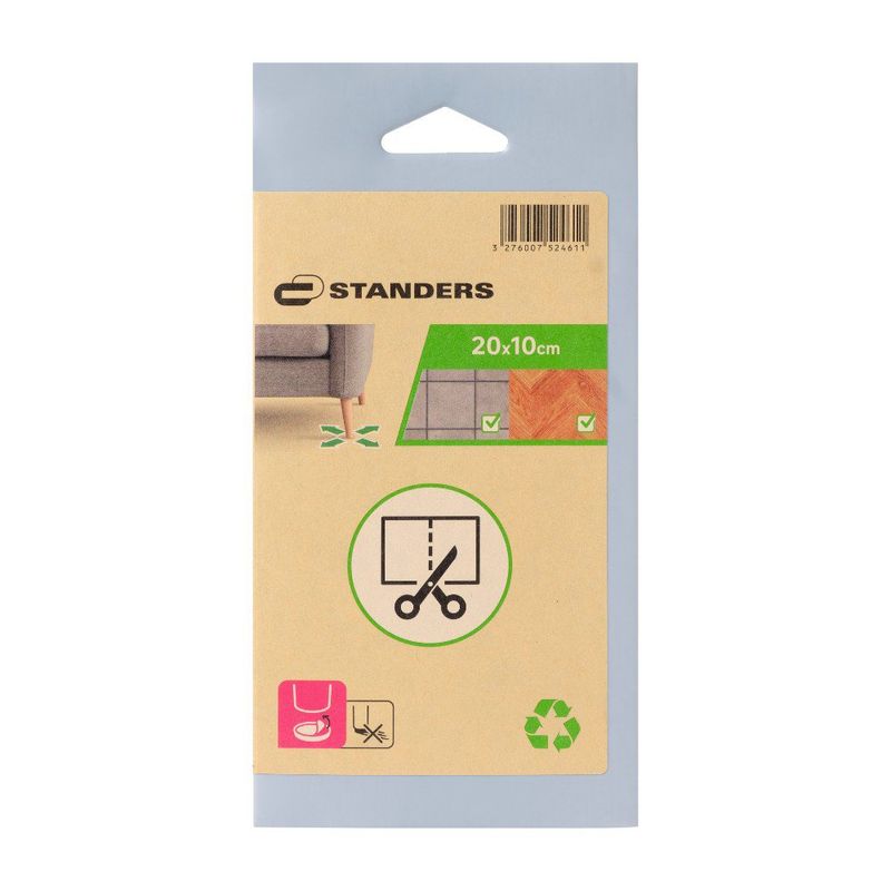 Deslizador Rectangular Adhesivo de PTFE para Muebles 200 x 100 mm